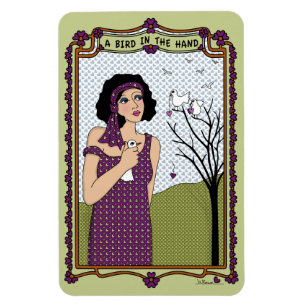 A Bird In The Hand_A_ Flex Magnet 4"x6"