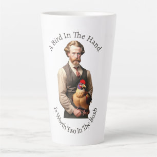 A Bird In The Hand Latte Mug