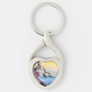 A Birds View Key Ring