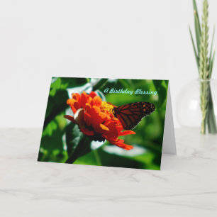 A Birthday Blessing Card