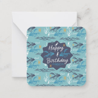 A birthday card for a Pisces