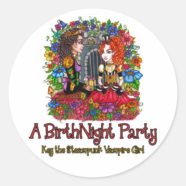 A BirthNight Party Sticker (Front)