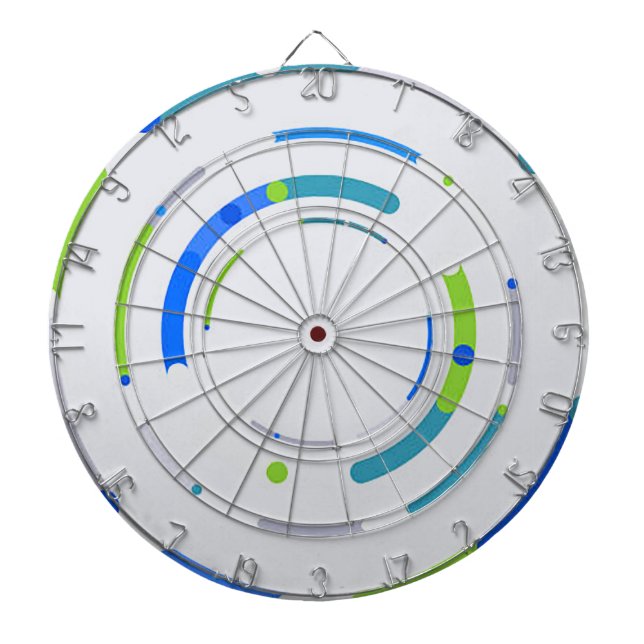 “A Bit of Color” Dart Board (Front)