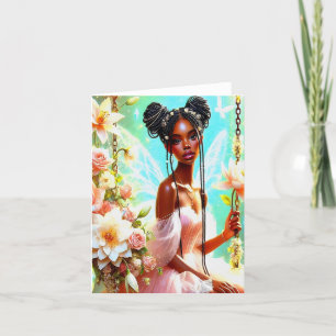 A bit of poetry, a map for everyone thank you card