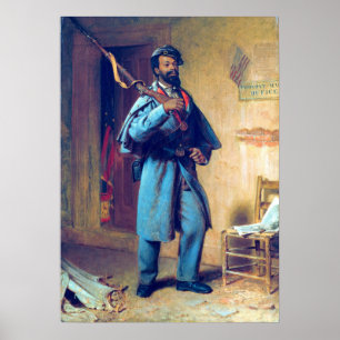 A Bit of War History The Recruit Thomas Wood 1866 Poster