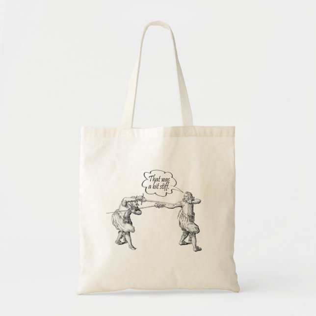 A Bit Stiff Tote Bag (Front)