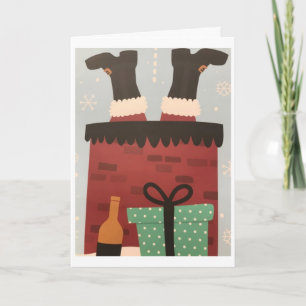 **A BIT TOO MUCH HOLIDAY CHEER** CARD