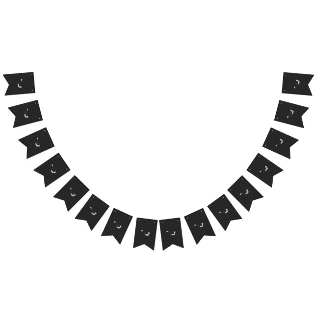 a black and green logo with a shopping cart bunting  (All)