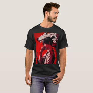 a black and red combination of shirt 
