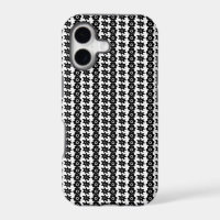 a black and white background with a lot of dots