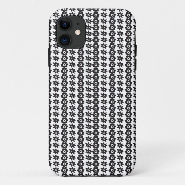 a black and white background with a lot of dots Case-Mate iPhone case (Back)