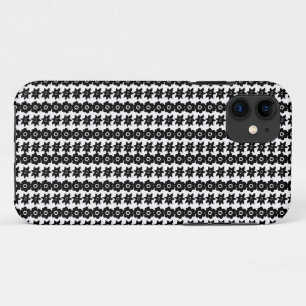 a black and white background with a lot of dots Case-Mate iPhone case