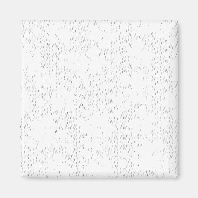 a black and white photo frame with a white backgro magnet (Front)