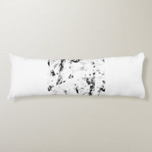 a black and white photo of a black and white photo body cushion