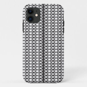 a black and white photo of a pattern Case-Mate iPhone case