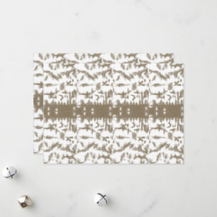 a black and white photo of a pattern holiday card