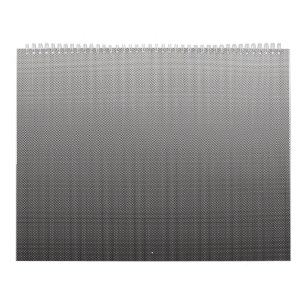 a black and white photo of a wall_ calendar