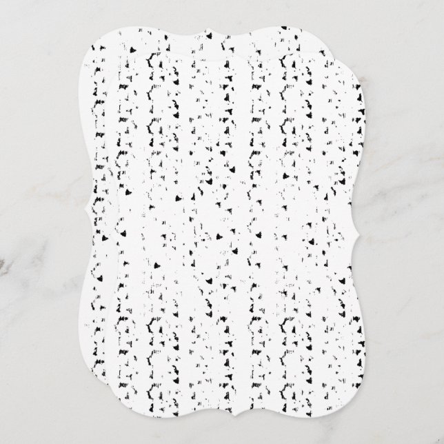 a black and white photo of rain drops (Front/Back)