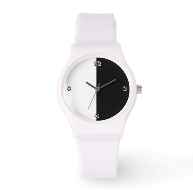 A BLACK AND WHITE THING watch (Front)