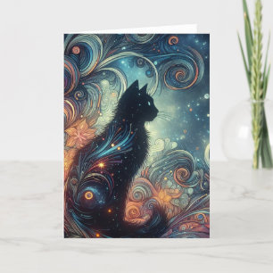A Black Cat Card