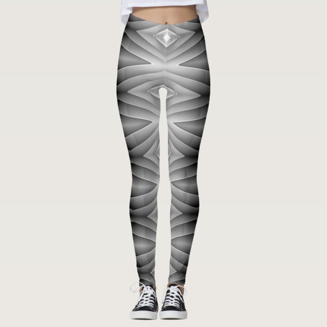 A black classic "Ratti_Creative_Arts" Leggings (Front)