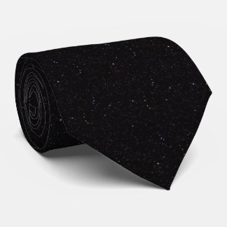 A Black Tie With Stars