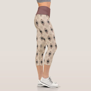 A Black Widow Series Design #13 Capri Leggings