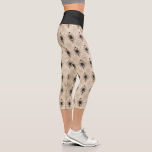A Black Widow Series Design #13 Capri Leggings