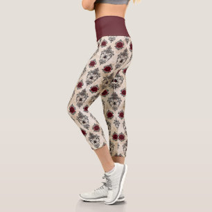 A Black Widow Series Design #25 Capri Leggings