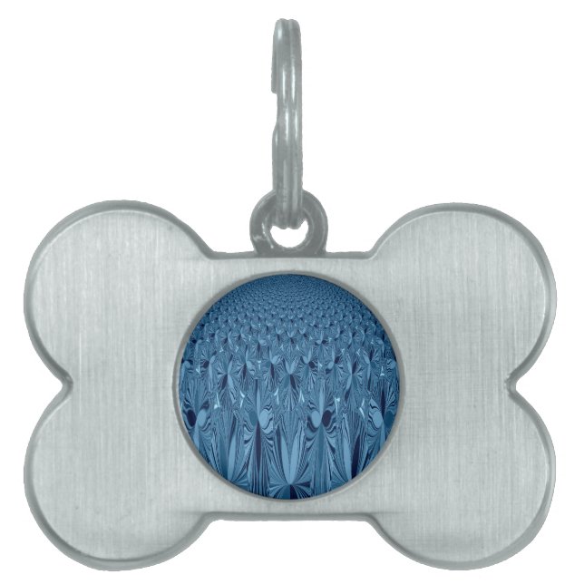 A blend of Blue Pet Name Tag (Front)
