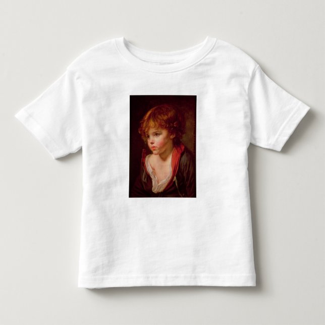 A Blonde Haired Boy with an Open Shirt (Front)