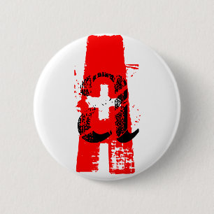 A+ blood type Button