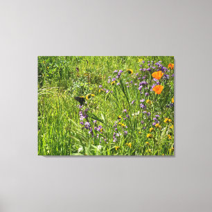 A Blooming California: Wildflowers Canvas Print