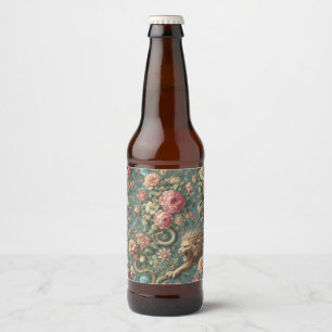 A Blooming Mythos – Mythical Victorian Design Beer Bottle Label