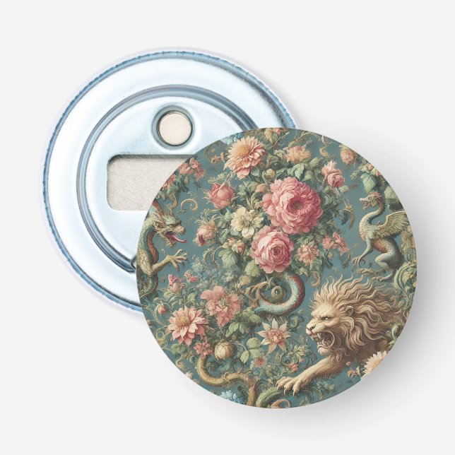 A Blooming Mythos – Mythical Victorian Design Bottle Opener (Front)