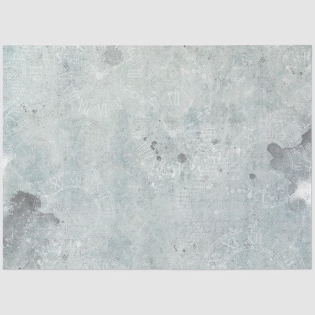 A Blue Alice in Wonderland Series Design 11 Tissue Paper (Front)