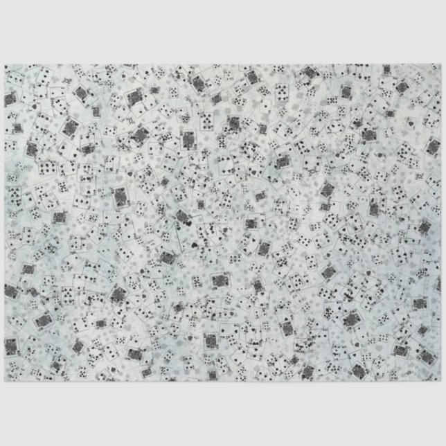 A Blue Alice in Wonderland Series Design 4 Tissue Paper (Front)