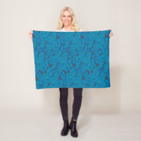 a blue and black background with a pattern