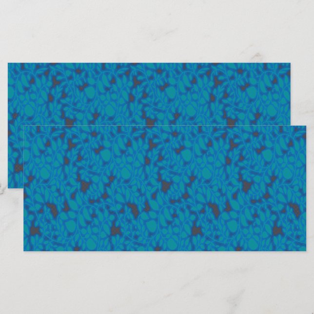 a blue and black background with a pattern menu (Front/Back)