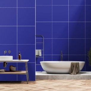 A blue background featuring a prominent white squa wallpaper