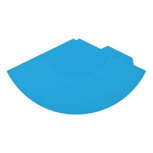 a blue background with a black and white cat on to party hat