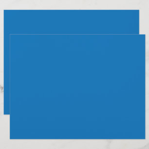 a blue background with a black and white clock custom letterhead