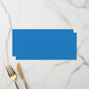 a blue background with a menu