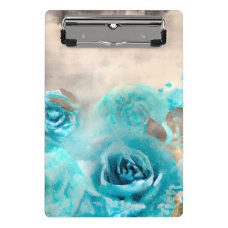 A Blue Shabby Chic Ephemera Design Series 7 Mini Clipboard