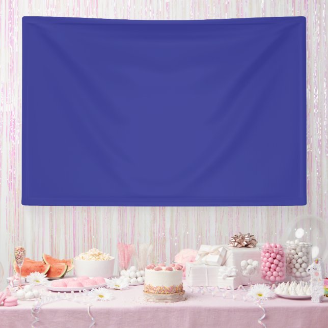 a blue wall with a clock  banner (Party)