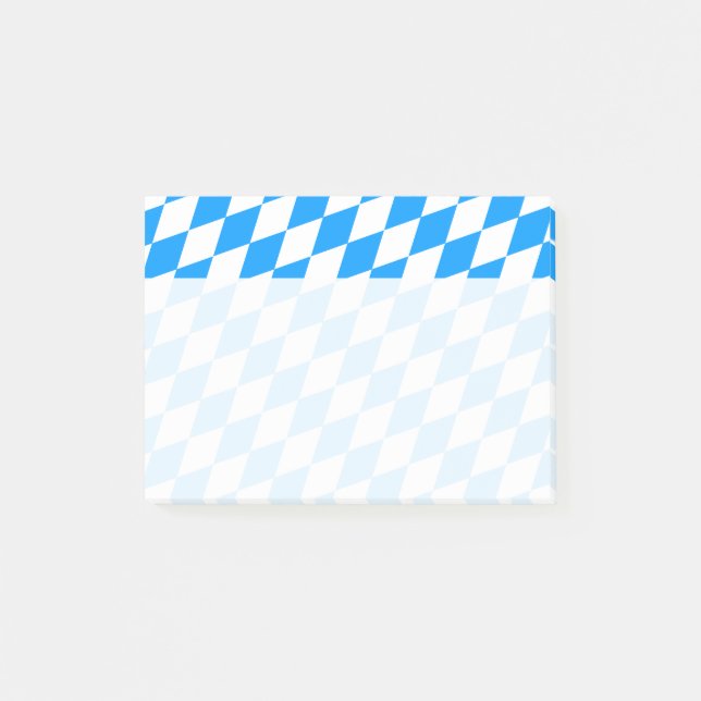 A blue white heart post-it notes (Front)