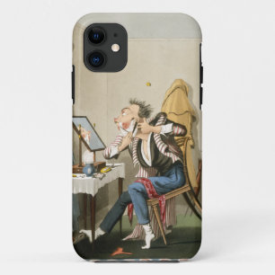 A Blunt Razor, pub. by Hunt, 1827 (coloured etchin iPhone 11 Case