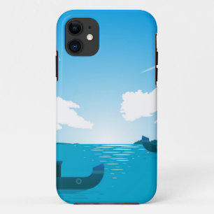 A Boat in The Sea-18530 Case-Mate iPhone Case