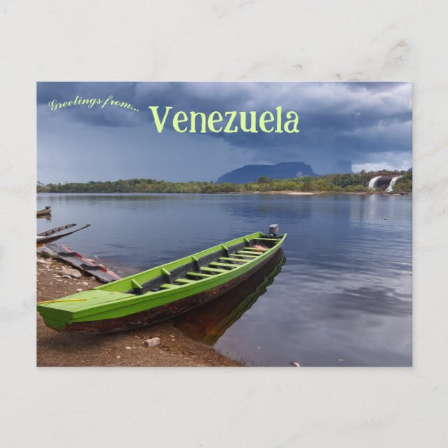 A Boat in Venezuela Postcard (Front)