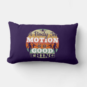 A Body in Motion - Girls Gymnastics Mindset  Lumbar Cushion